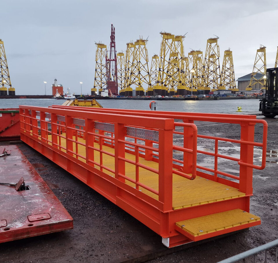 Platform Bridge for Offshore Windfarm Installation