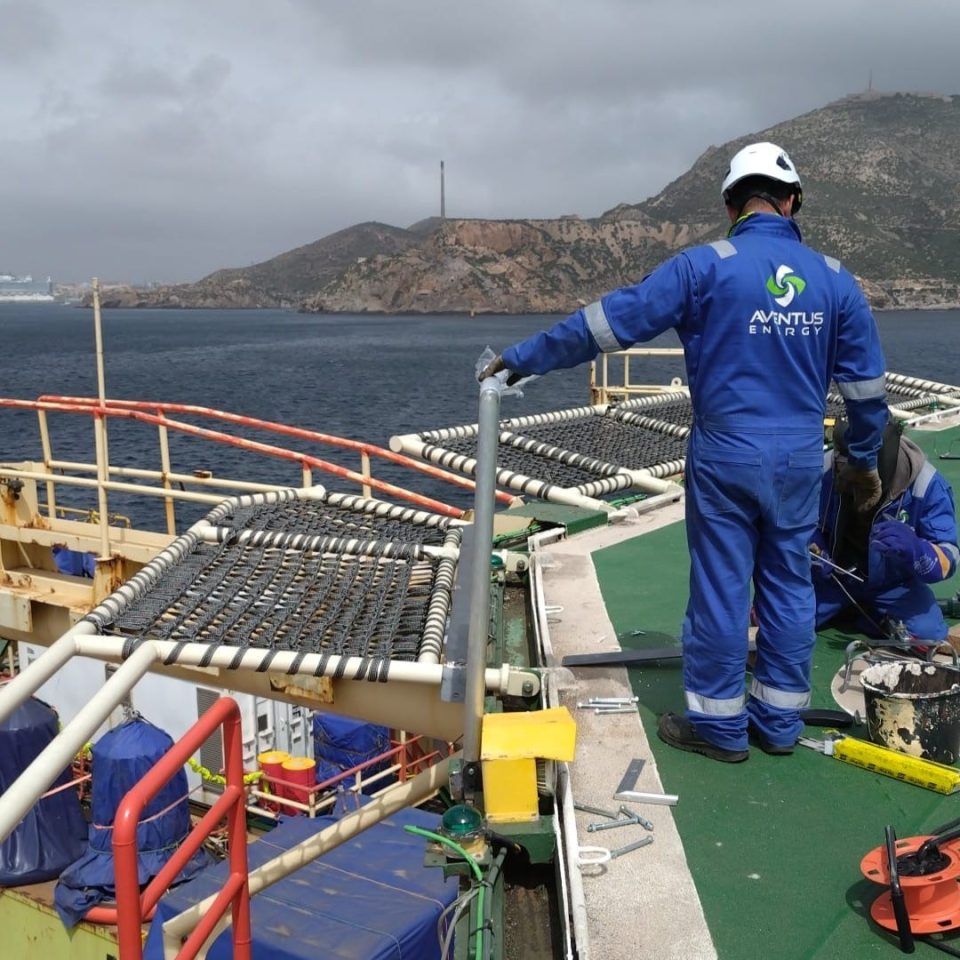 Aventus Energy Supports BigBlue Services on Saipem Castoro 10 in Cartagena, Spain