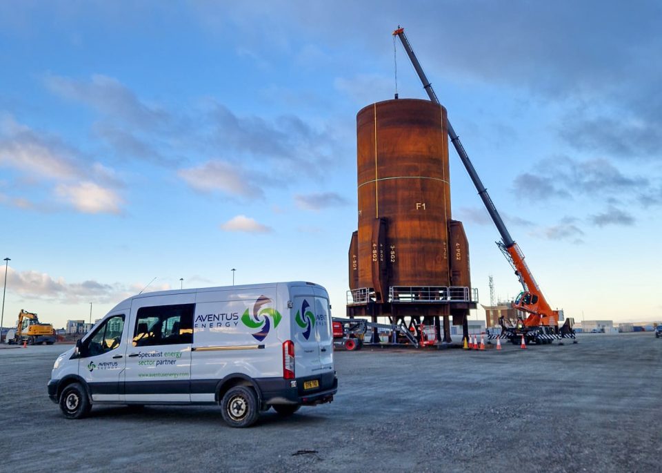 Delivery of foundation completion activities by Aventus Energy for Inch Cape Offshore 2